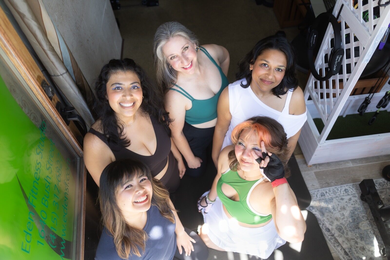 Smiles after a class with Erica